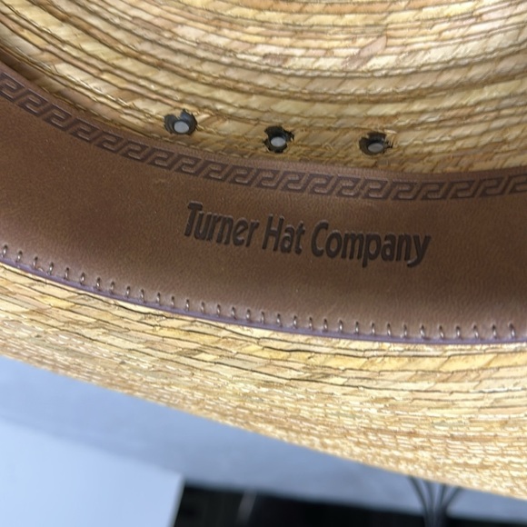 Turner Hat Company Bull Rider Straw Hat 71/8 - Picture 7 of 10